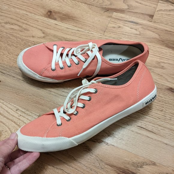 SeaVees Shoes - SeaVees coral colored sneakers